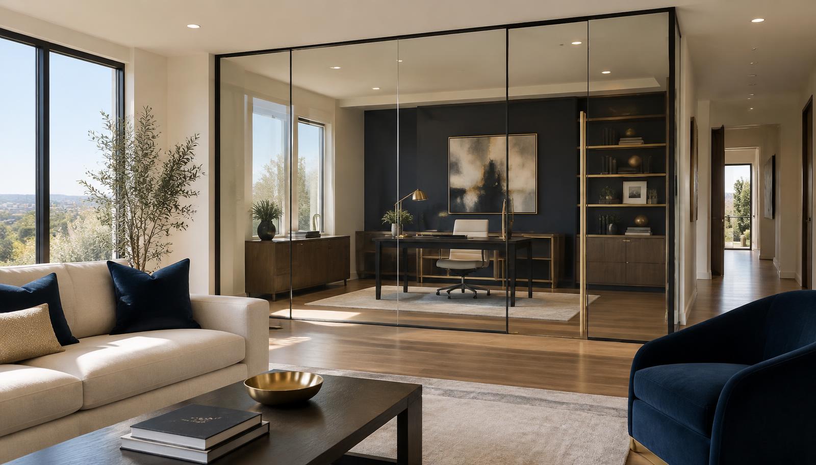 Smart glass in Glass Walls & Partitions